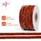 3/8 Inch Terracotta Crushed Velvet Ribbon Thin Cinnamon Vintage Fall Ribbon for Thanksgiving Halloween Flower Bouquet Gift Wrapping Wedding Invitations Crafts Christmas Decorations 25 Yards